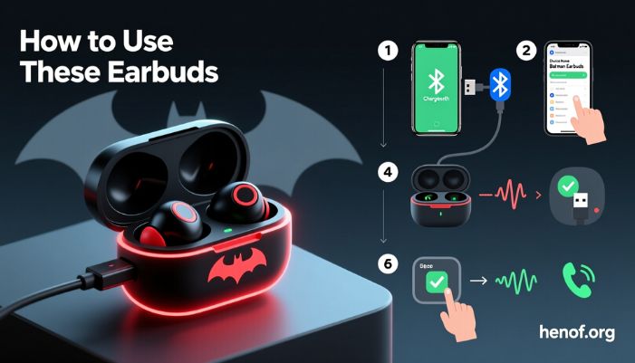 rs 125 only on thespark shop batman style wireless bt earbuds